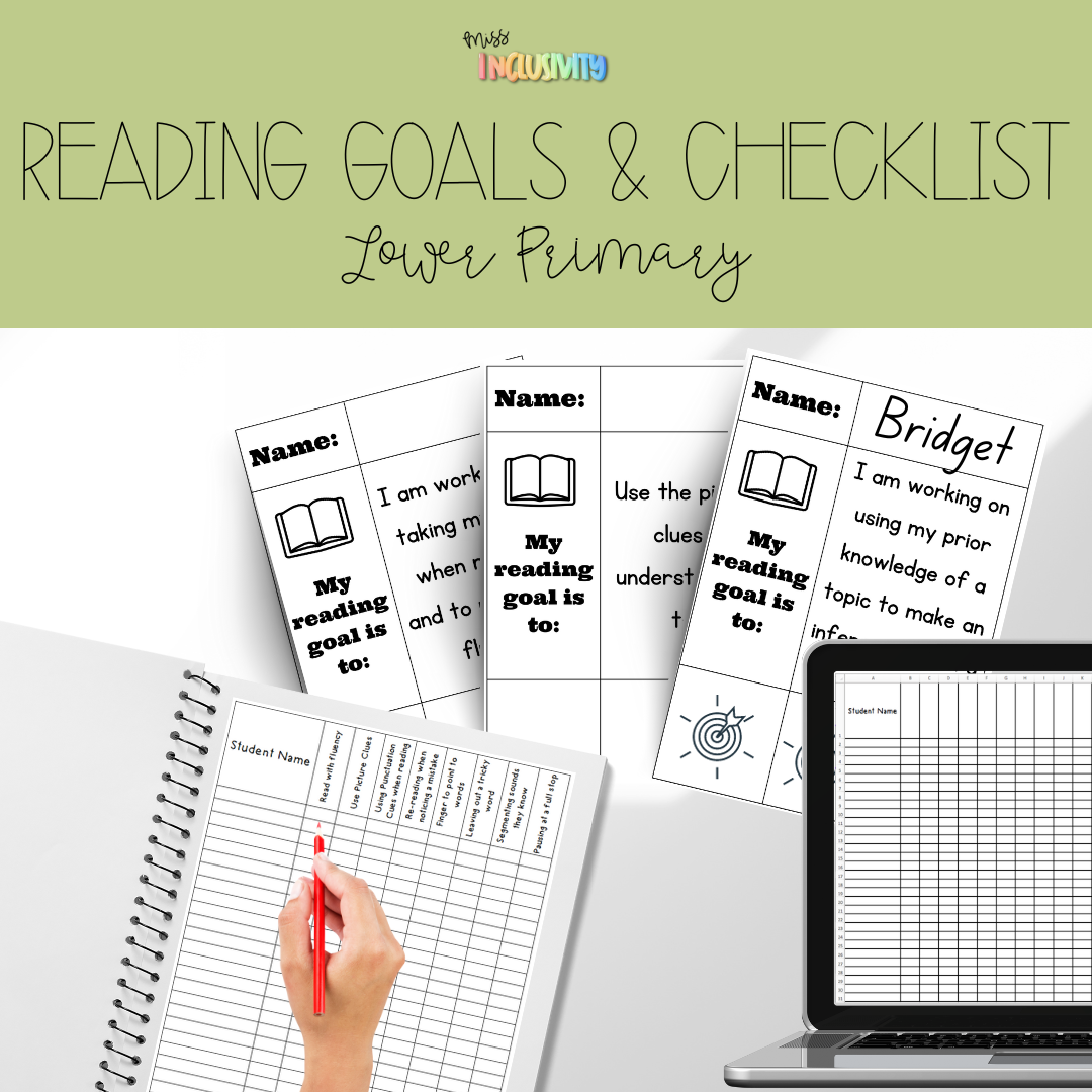 Reading Goal Stamp Chart & Checklist