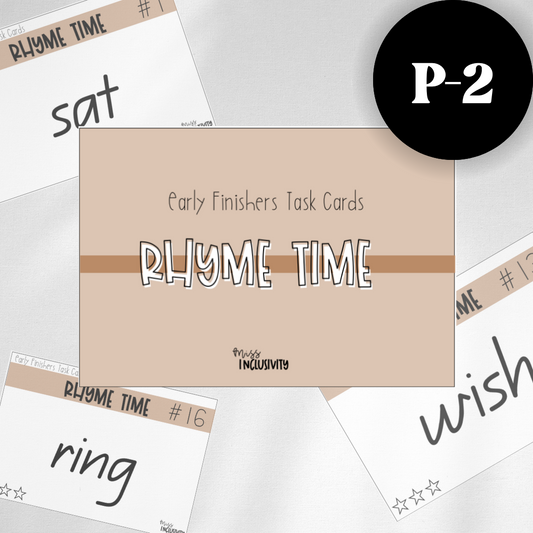 Rhyme Time Task Cards