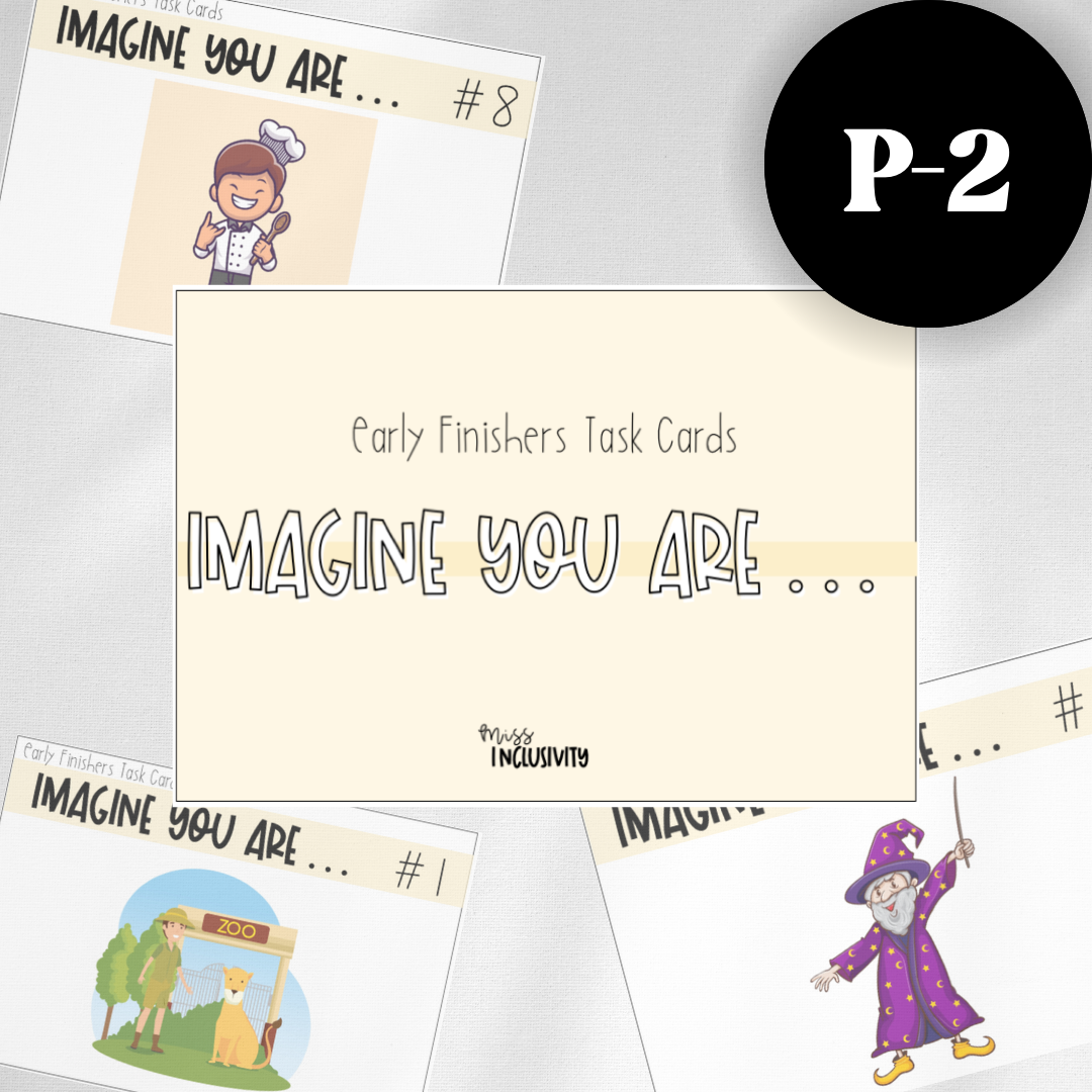 Imagine You Are... Task Cards [P-2]