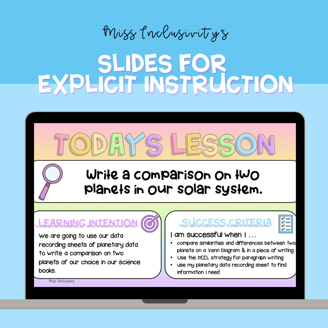 Slides for Explicit Instruction
