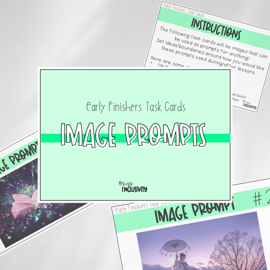 Image Prompt Task Cards